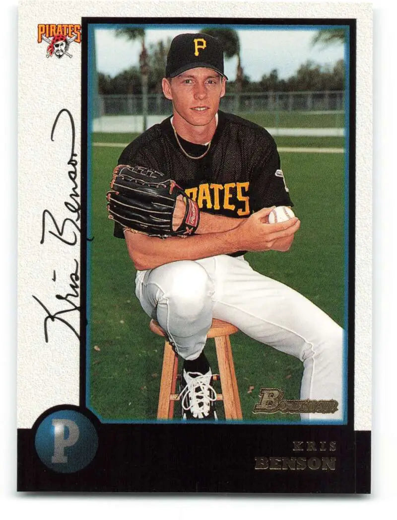 1998 Bowman #296 Kris Benson EX Excellent Pittsburgh Pirates Baseball Card - Baseball Card Single