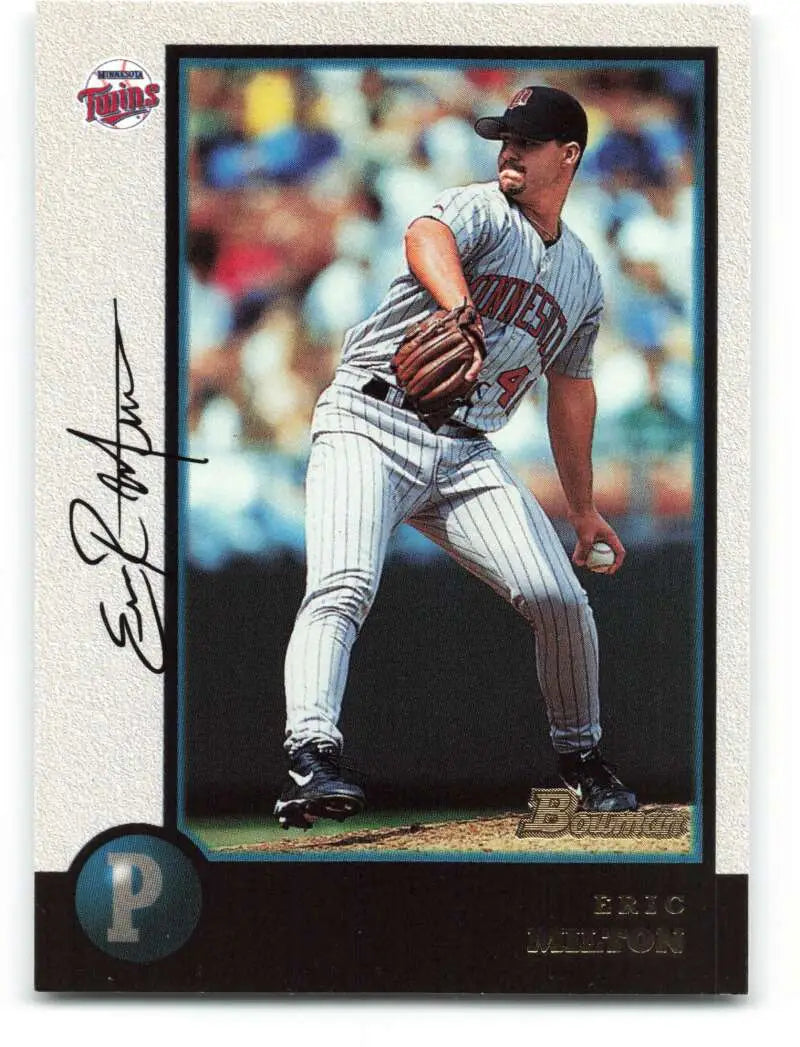 1998 Bowman #298 Eric Milton EX Excellent Minnesota Twins Baseball Card - Baseball Card Single