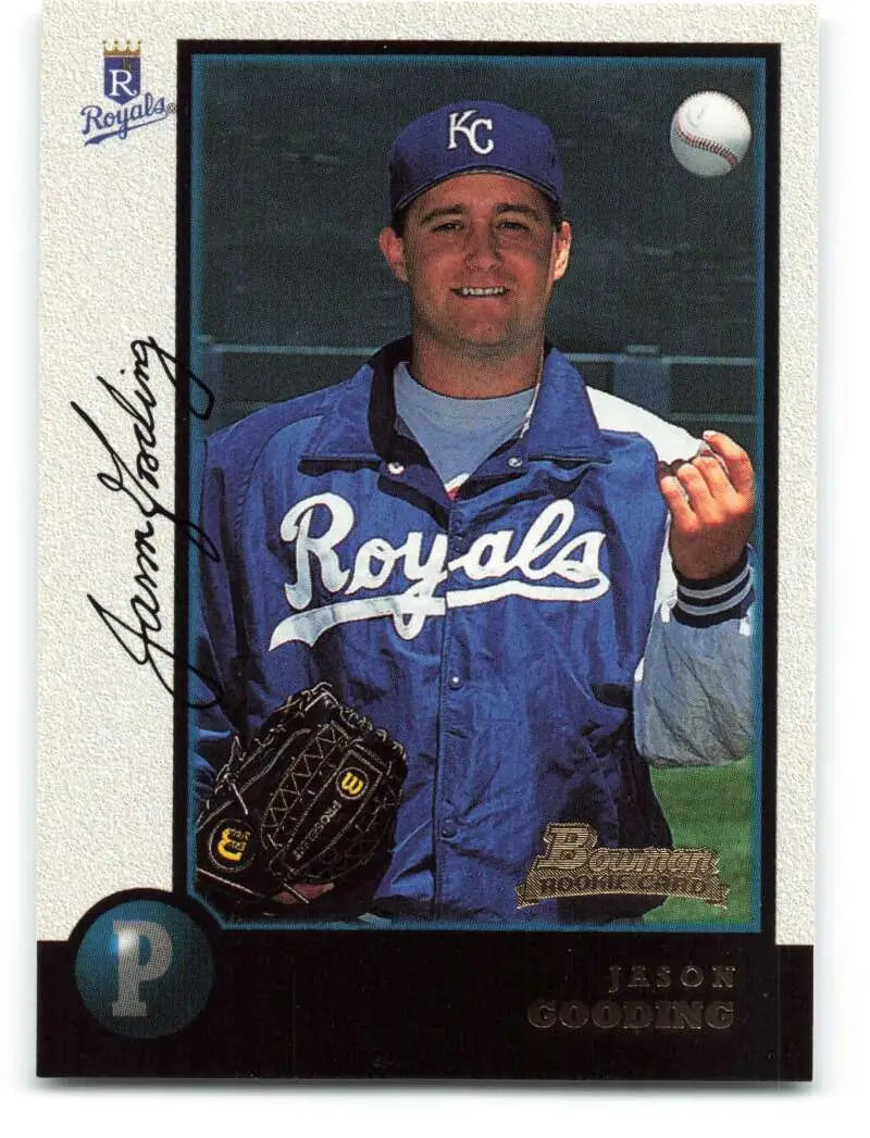 1998 Bowman #310 Jason Gooding EX Excellent RC Rookie Kansas City Royals Baseball Card - Baseball Card Single
