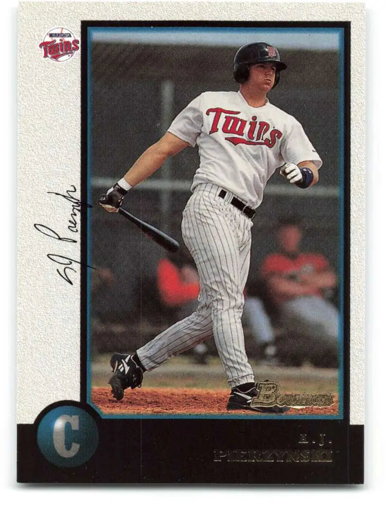 1998 Bowman #319 A.J. Pierzynski EX Excellent Minnesota Twins Baseball Card - Baseball Card Single