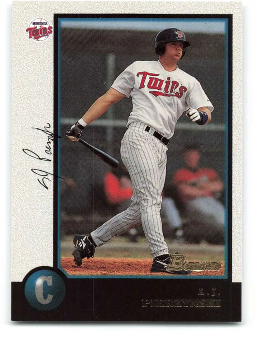 1998 Bowman #319 A.J. Pierzynski EX Excellent Minnesota Twins Baseball Card - Baseball Card Single