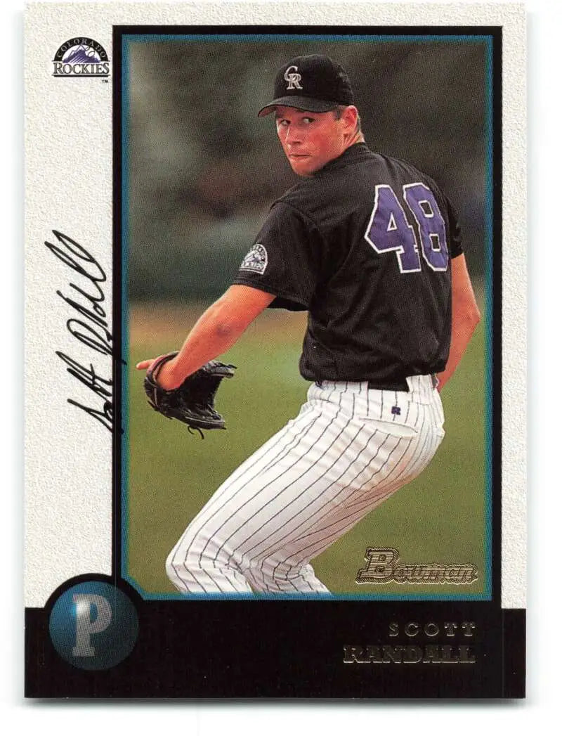 1998 Bowman #320 Scott Randall EX Excellent Colorado Rockies Baseball Card - Baseball Card Single