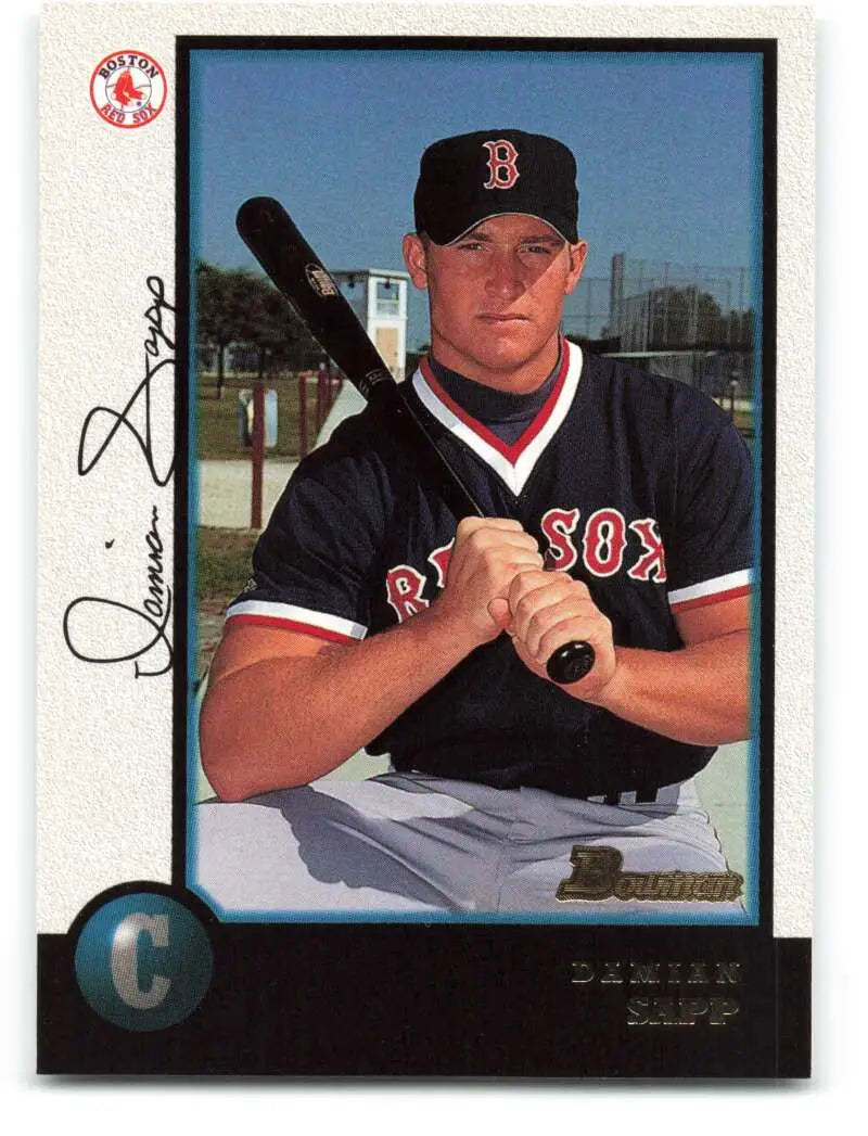 1998 Bowman #321 Damian Sapp EX Excellent Boston Red Sox Baseball Card - Baseball Card Single