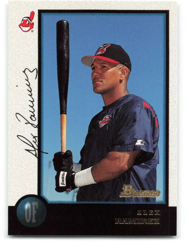 1998 Bowman #326 Alex Ramirez EX Excellent Cleveland Indians Baseball Card - Baseball Card Single