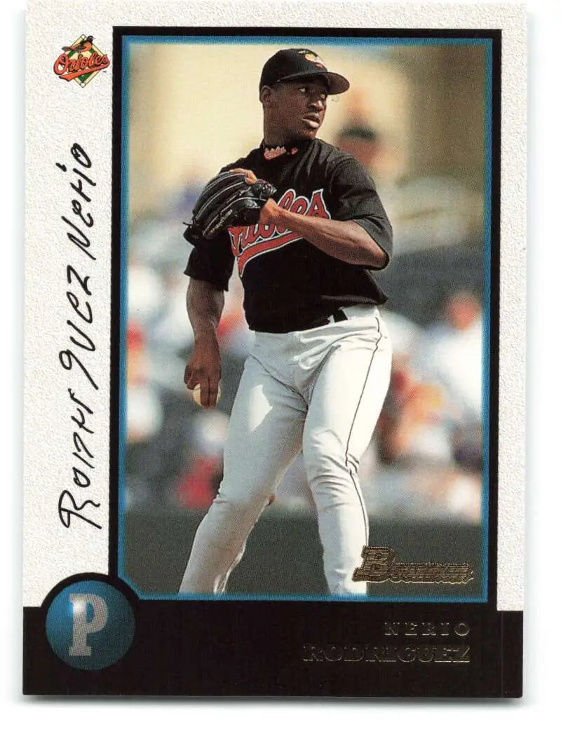 1998 Bowman #333 Nerio Rodriguez EX Excellent Baltimore Orioles Baseball Card - Baseball Card Single