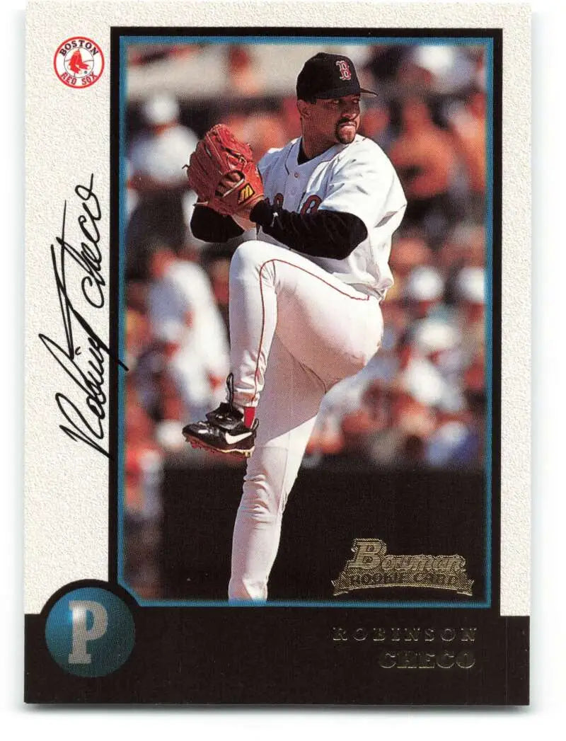 1998 Bowman #335 Robinson Checo EX Excellent Boston Red Sox Baseball Card - Baseball Card Single