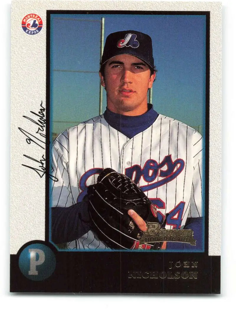 1998 Bowman #336 John Nicholson EX Excellent Montreal Expos Baseball Card - Baseball Card Single