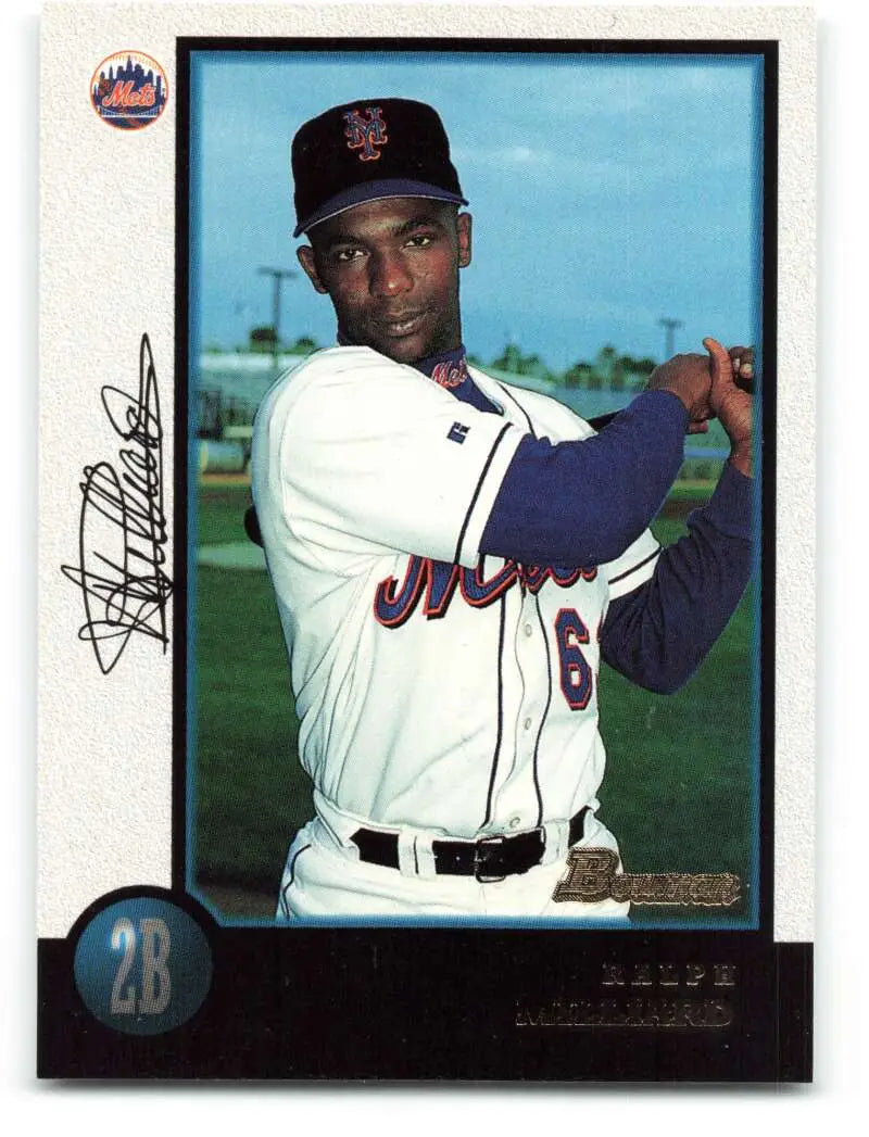 1998 Bowman #344 Ralph Milliard EX Excellent New York Mets Baseball Card - Baseball Card Single