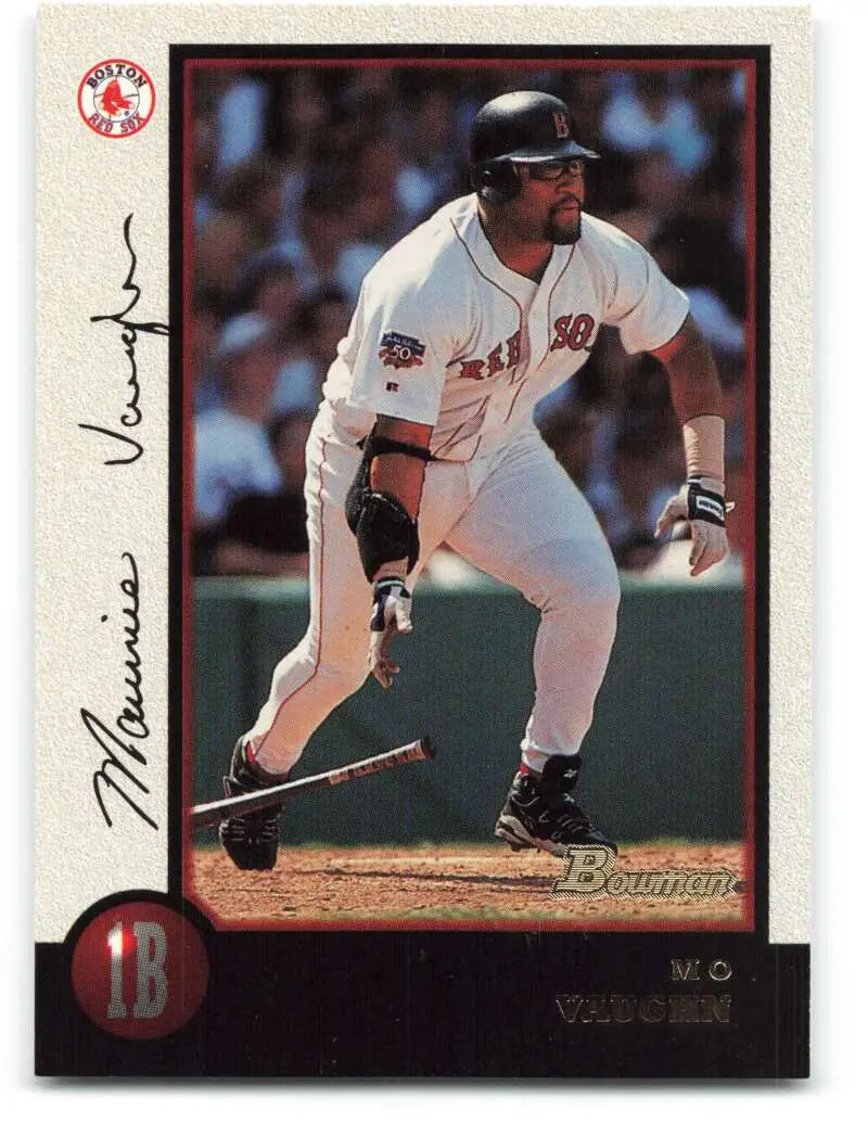 1998 Bowman #35 Mo Vaughn EX Excellent Boston Red Sox Baseball Card - Baseball Card Single