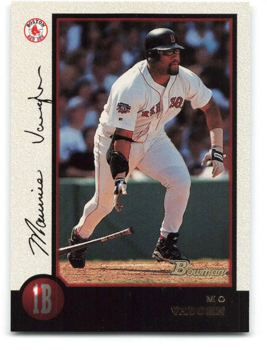 1998 Bowman #35 Mo Vaughn EX Excellent Boston Red Sox Baseball Card - Baseball Card Single