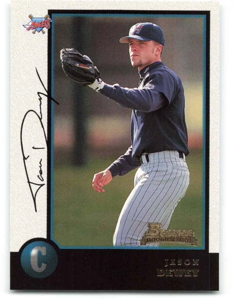 1998 Bowman #357 Jason Dewey EX Excellent RC Rookie Anaheim Angels Baseball Card - Baseball Card Single