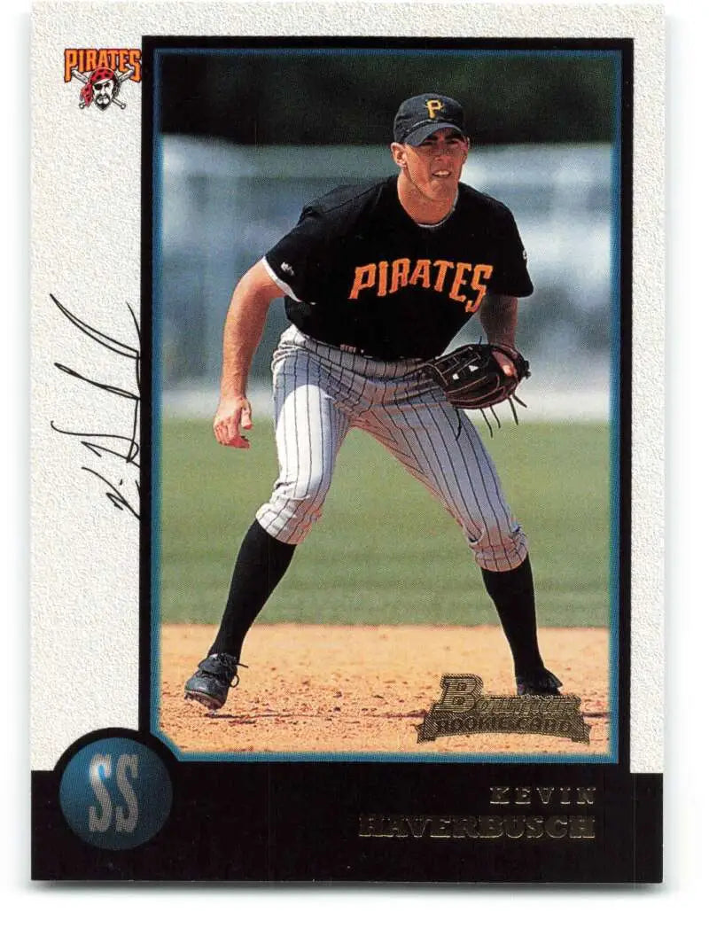 1998 Bowman #360 Kevin Haverbusch EX Excellent RC Rookie Pittsburgh Pirates Baseball Card - Baseball Card Single