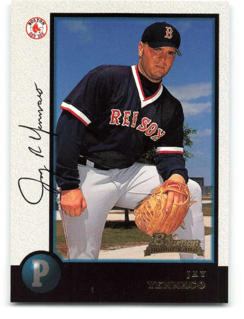 1998 Bowman #361 Jay Yennaco EX Excellent RC Rookie Boston Red Sox Baseball Card - Baseball Card Single