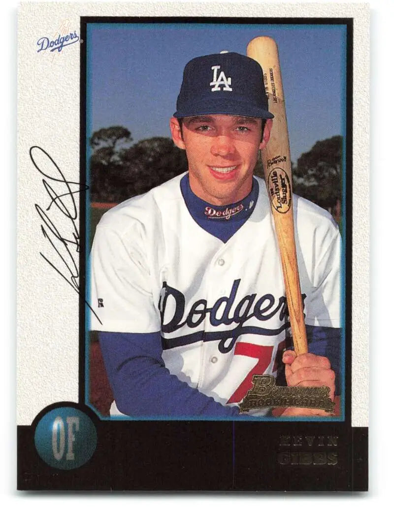 1998 Bowman #365 Kevin Gibbs EX Excellent RC Rookie Los Angeles Dodgers Baseball Card - Baseball Card Single