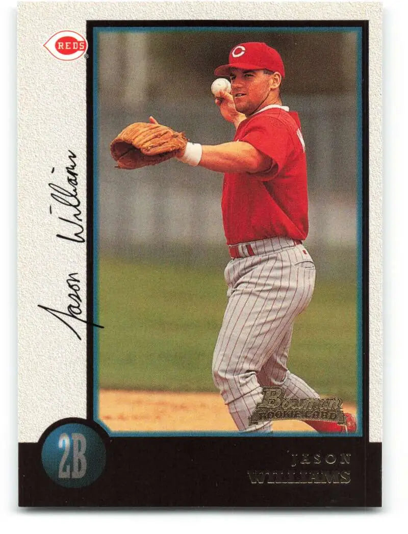 1998 Bowman #378 Jason Williams EX Excellent RC Rookie Cincinnati Reds Baseball Card - Baseball Card Single