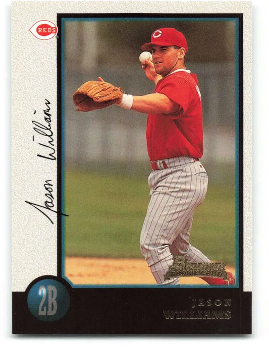 1998 Bowman #378 Jason Williams EX Excellent RC Rookie Cincinnati Reds Baseball Card - Baseball Card Single