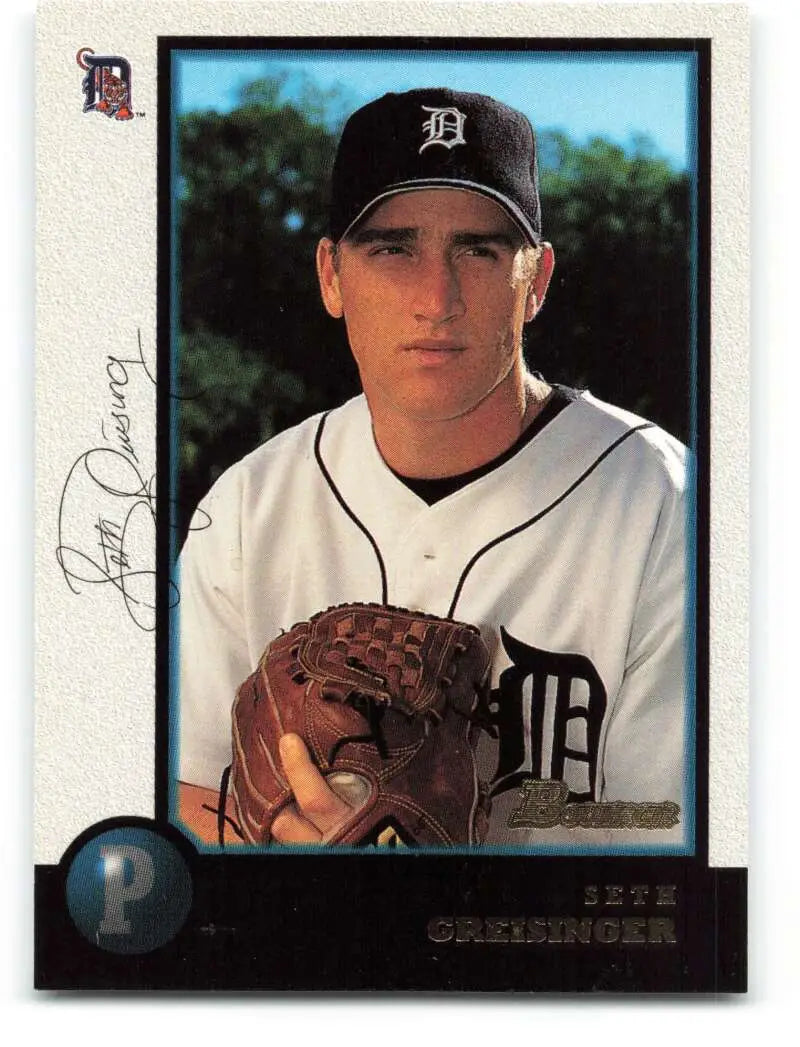1998 Bowman #380 Seth Greisinger EX Excellent Detroit Tigers Baseball Card - Baseball Card Single