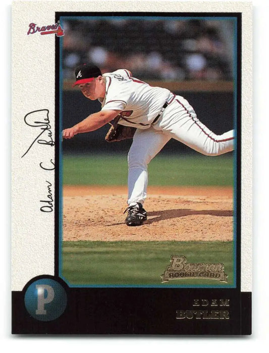 1998 Bowman #384 Adam Butler EX Excellent RC Rookie Atlanta Braves Baseball Card - Baseball Card Single