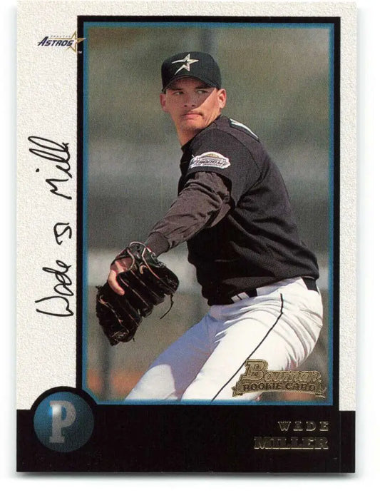 1998 Bowman #385 Wade Miller EX Excellent RC Rookie Houston Astros Baseball Card - Baseball Card Single