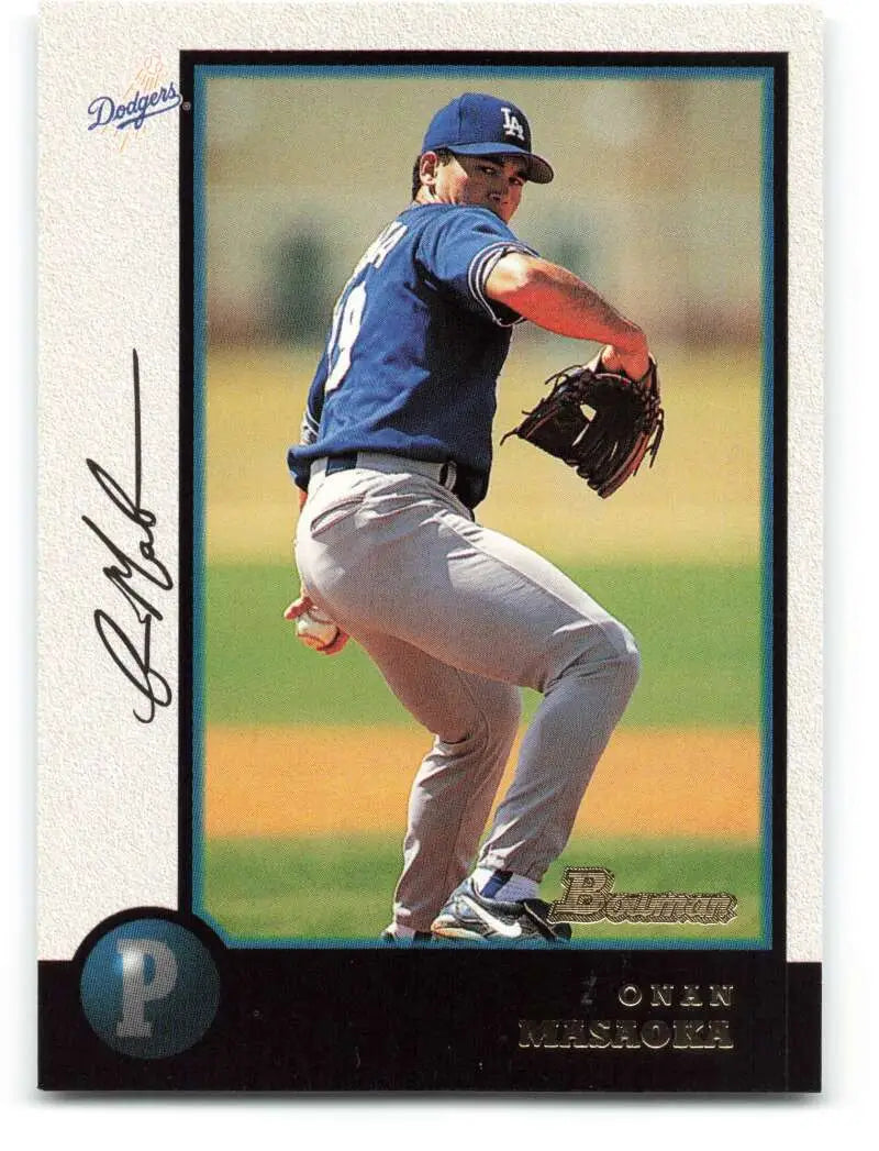 1998 Bowman #388 Onan Masaoka EX Excellent Los Angeles Dodgers Baseball Card - Baseball Card Single