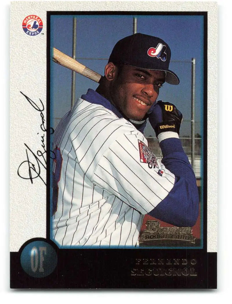1998 Bowman #394 Fernando Seguignol EX Excellent RC Rookie Montreal Expos Baseball Card - Baseball Card Single