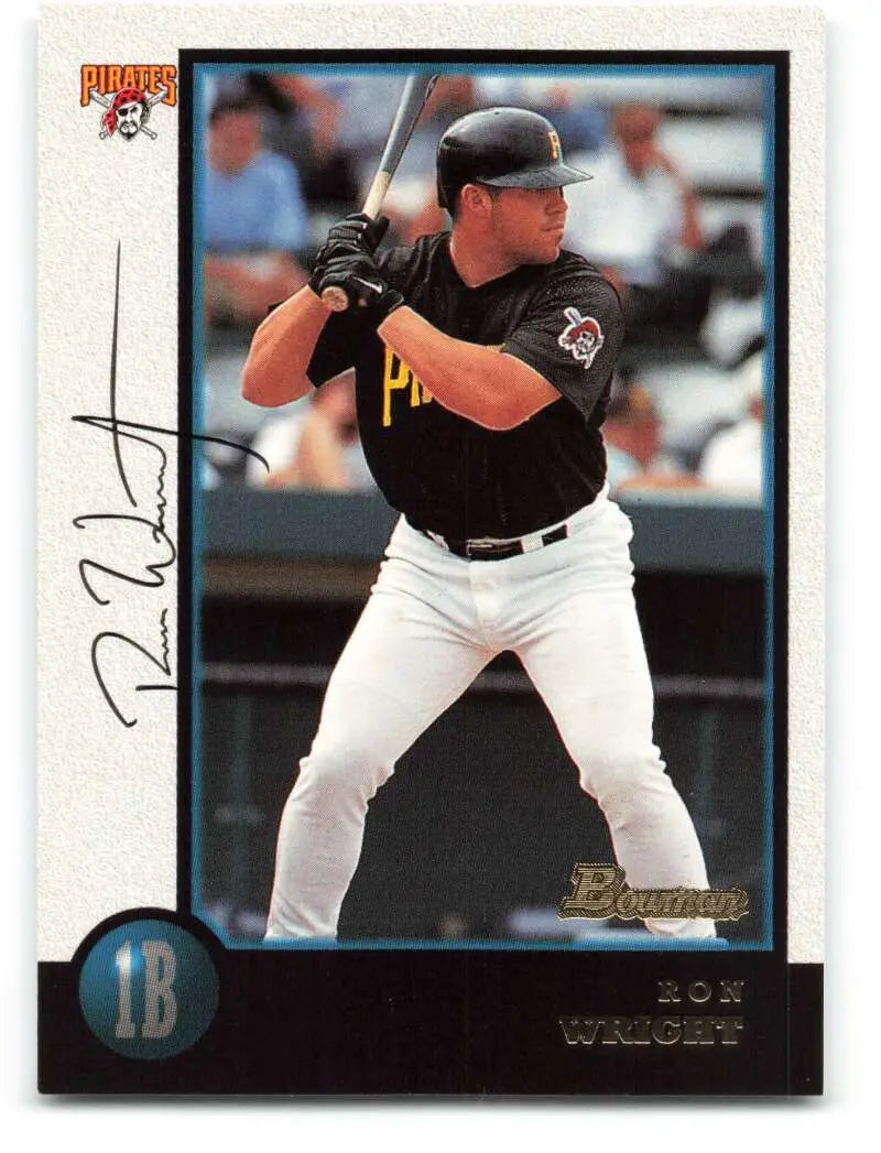 1998 Bowman #395 Ron Wright EX Excellent Pittsburgh Pirates Baseball Card - Baseball Card Single