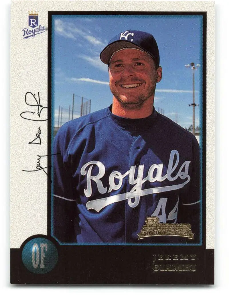 1998 Bowman #406 Jeremy Giambi EX Excellent RC Rookie Kansas City Royals Baseball Card - Baseball Card Single