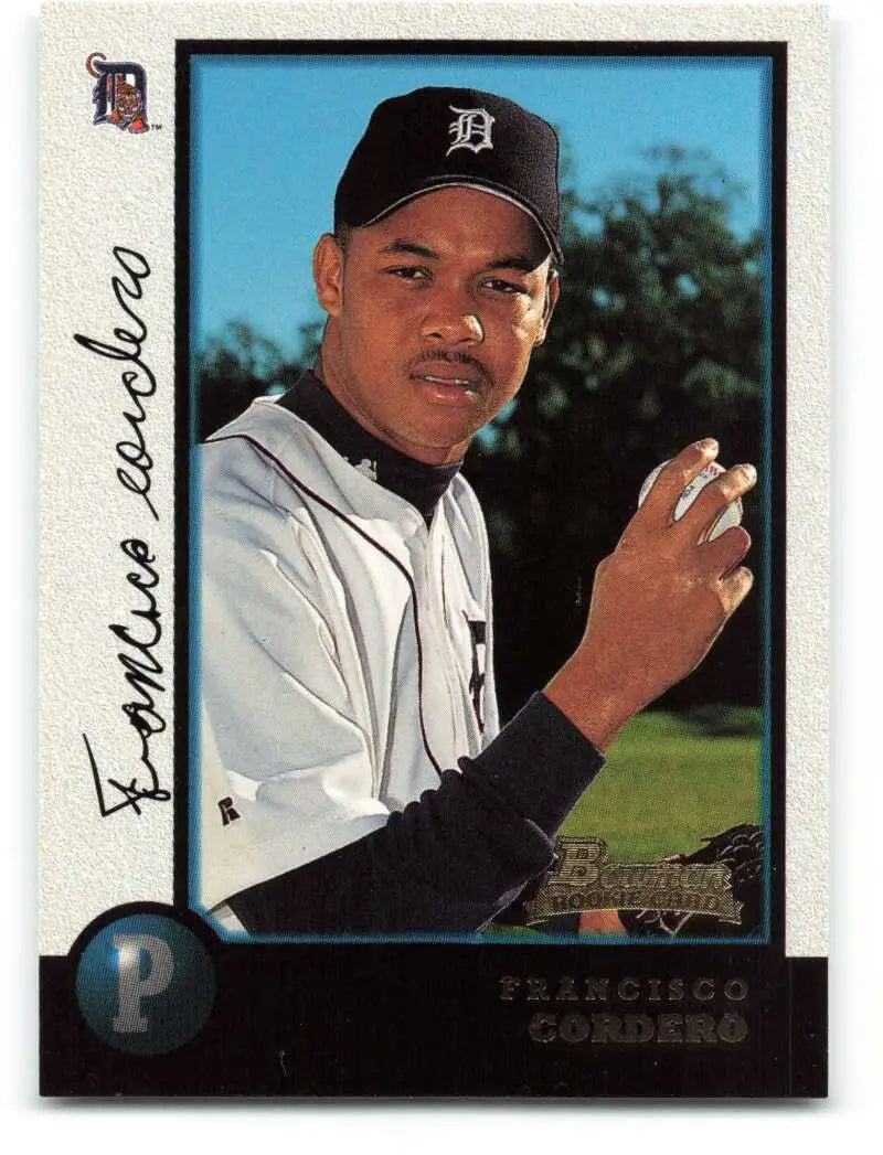 1998 Bowman #410 Francisco Cordero EX Excellent RC Rookie Detroit Tigers Baseball Card - Baseball Card Single