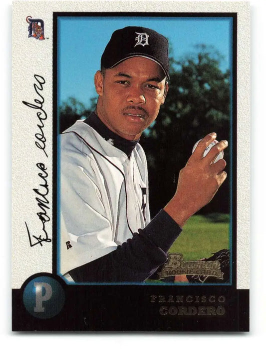1998 Bowman #410 Francisco Cordero EX Excellent RC Rookie Detroit Tigers Baseball Card - Baseball Card Single