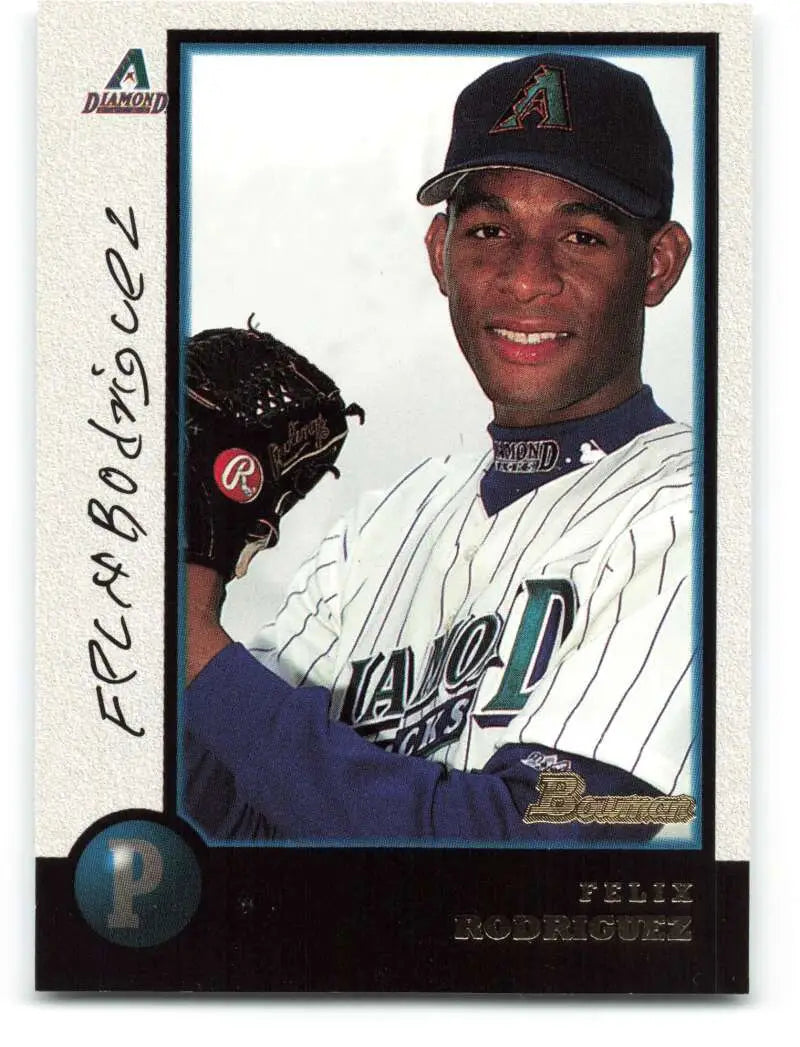 1998 Bowman #416 Felix Rodriguez EX Excellent Arizona Diamondbacks Baseball Card - Baseball Card Single