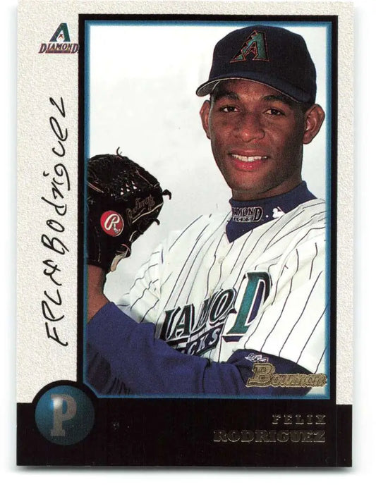 1998 Bowman #416 Felix Rodriguez EX Excellent Arizona Diamondbacks Baseball Card - Baseball Card Single