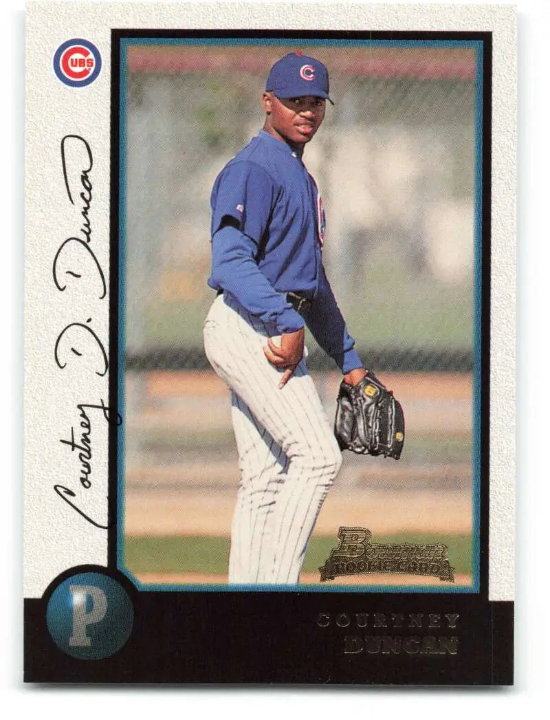 1998 Bowman #423 Courtney Duncan EX Excellent RC Rookie Chicago Cubs Baseball Card - Baseball Card Single