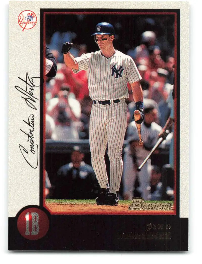 1998 Bowman #43 Tino Martinez EX Excellent New York Yankees Baseball Card - Baseball Card Single