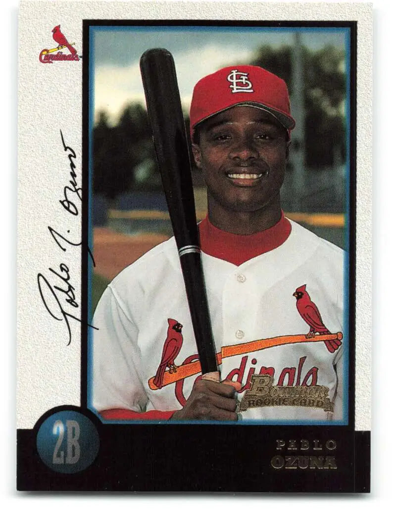 1998 Bowman #430 Pablo Ozuna EX Excellent RC Rookie St. Louis Cardinals Baseball Card - Baseball Card Single