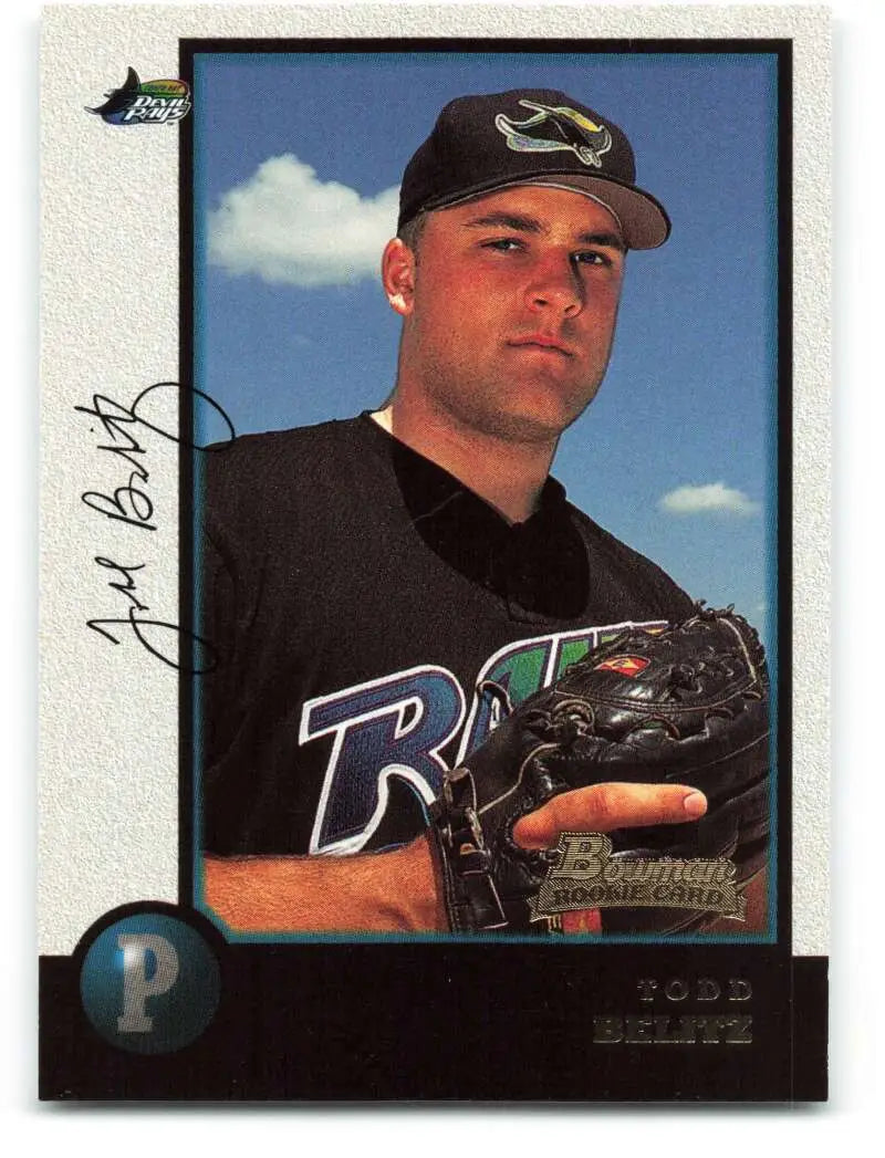 1998 Bowman #431 Todd Belitz EX Excellent RC Rookie Tampa Bay Devil Rays Baseball Card - Baseball Card Single