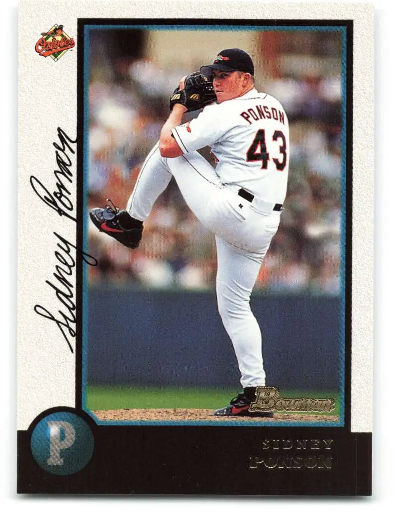 1998 Bowman #432 Sidney Ponson EX Excellent Baltimore Orioles Baseball Card - Baseball Card Single
