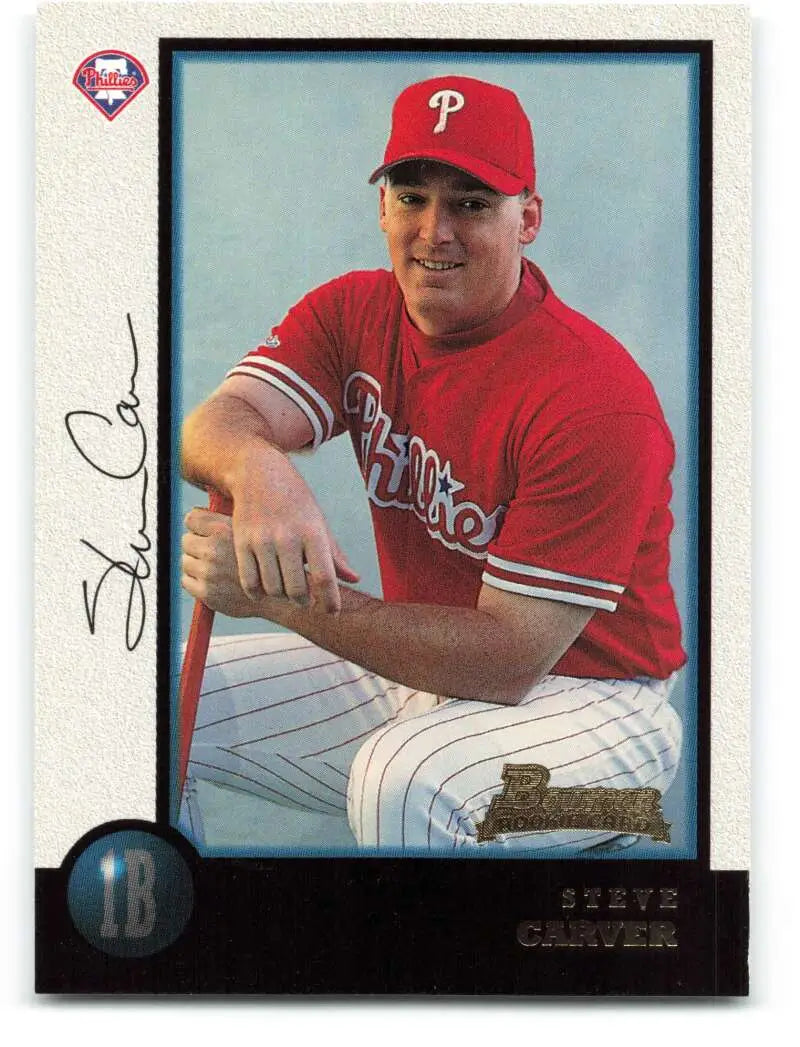 1998 Bowman #433 Steve Carver EX Excellent RC Rookie Philadelphia Phillies Baseball Card - Baseball Card Single