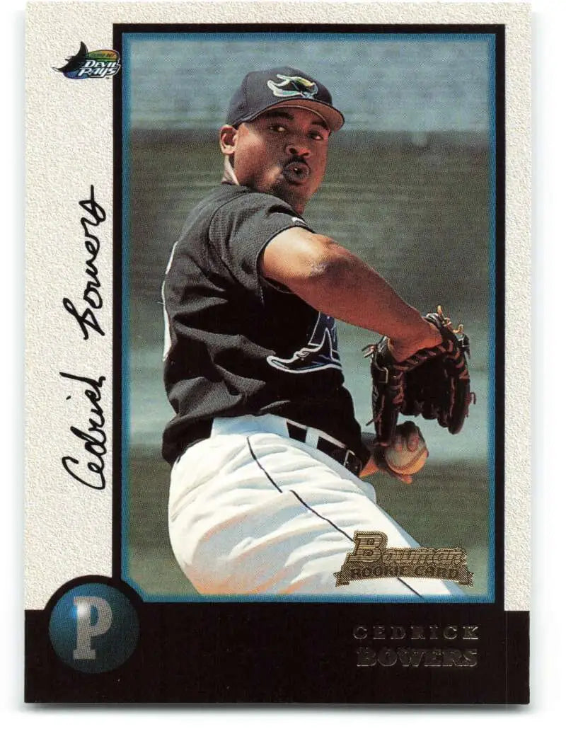 1998 Bowman #435 Cedrick Bowers EX Excellent Tampa Bay Devil Rays Baseball Card - Baseball Card Single