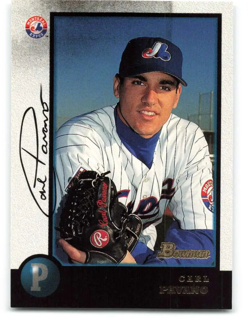 1998 Bowman #437 Carl Pavano EX Excellent Montreal Expos Baseball Card - Baseball Card Single