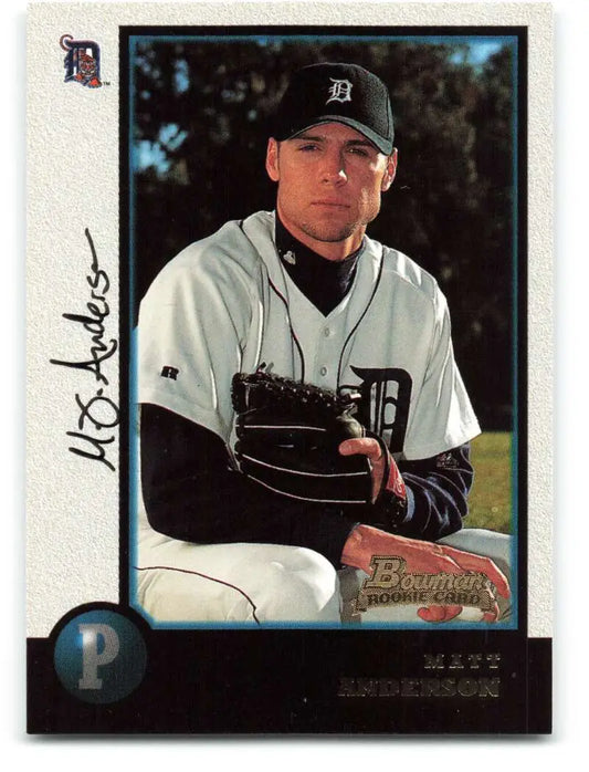 1998 Bowman #440 Matt Anderson EX Excellent RC Rookie Detroit Tigers Baseball Card - Baseball Card Single