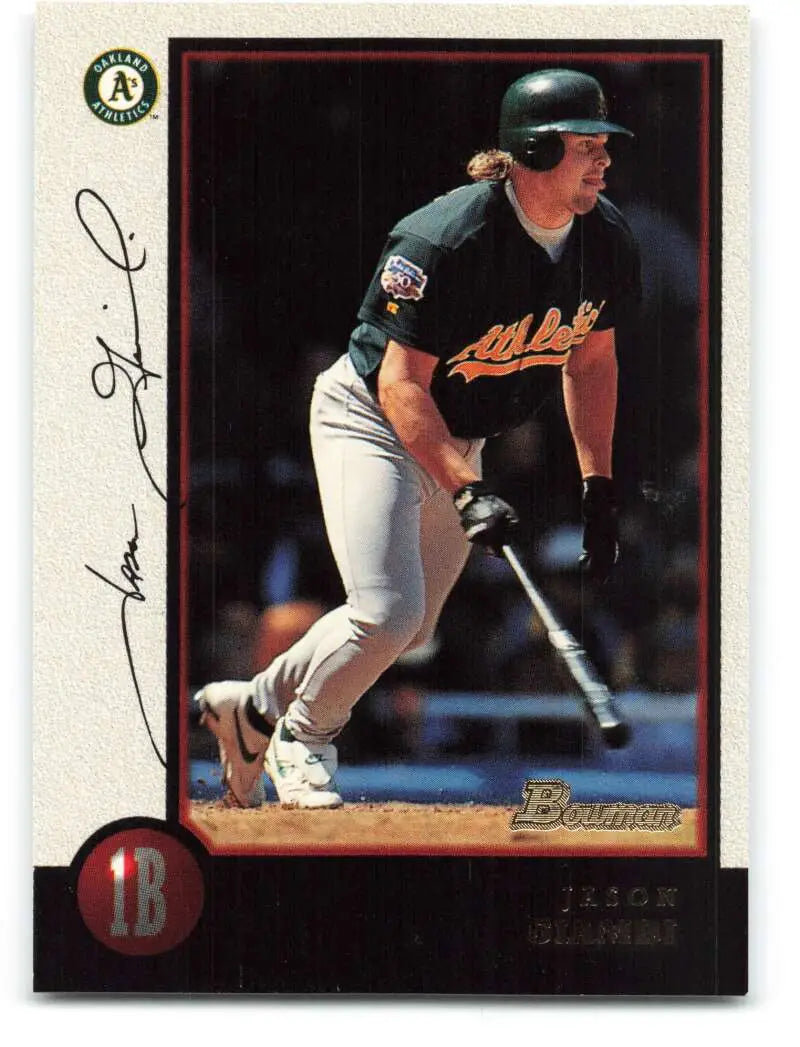 1998 Bowman #46 Jason Giambi EX Excellent Oakland Athletics Baseball Card - Baseball Card Single