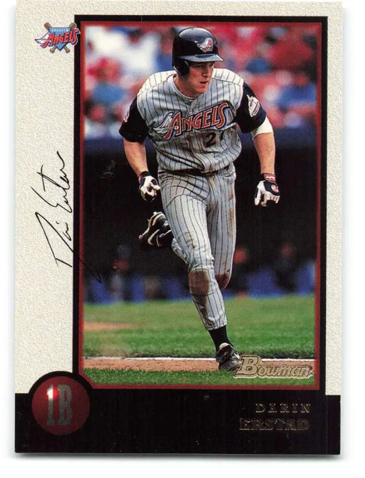 1998 Bowman #47 Darin Erstad EX Excellent Anaheim Angels Baseball Card - Baseball Card Single