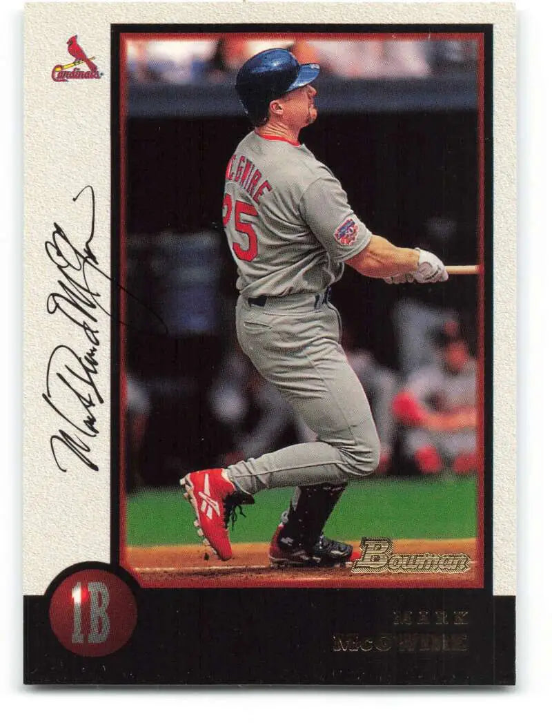 1998 Bowman #5 Mark McGwire EX Excellent St. Louis Cardinals Baseball Card - Baseball Card Single