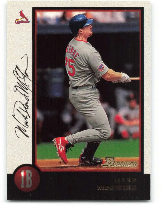 1998 Bowman #5 Mark McGwire EX Excellent St. Louis Cardinals Baseball Card - Baseball Card Single