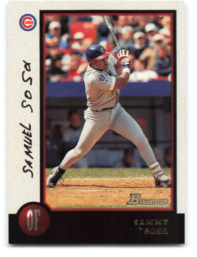 1998 Bowman #50 Sammy Sosa EX Excellent Chicago Cubs Baseball Card - Baseball Card Single