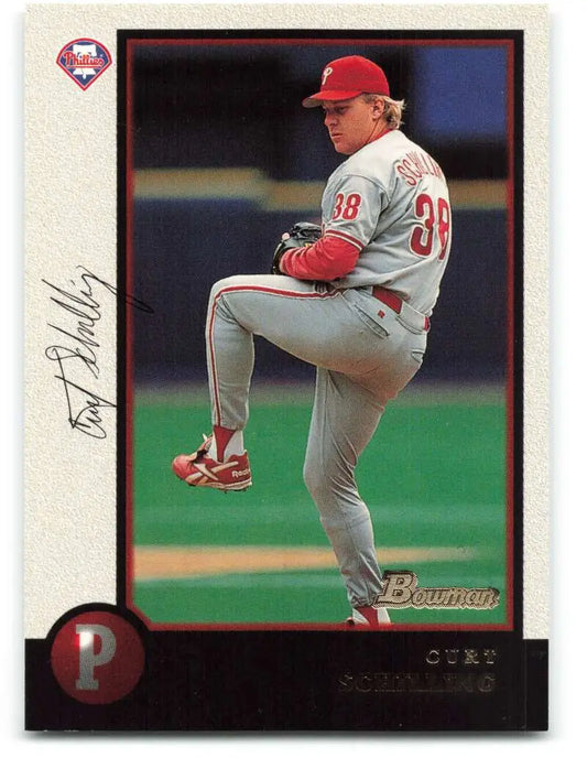 1998 Bowman #51 Curt Schilling EX Excellent Philadelphia Phillies Baseball Card