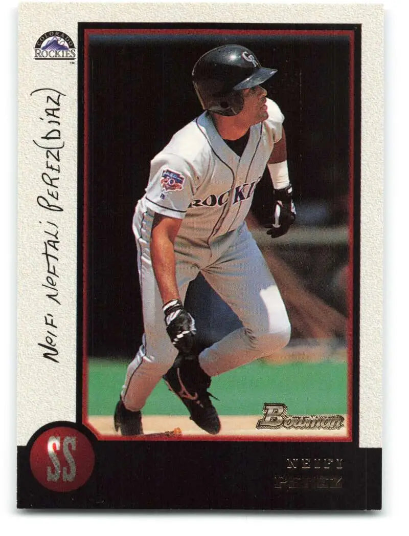 1998 Bowman #53 Neifi Perez EX Excellent Colorado Rockies Baseball Card - Baseball Card Single