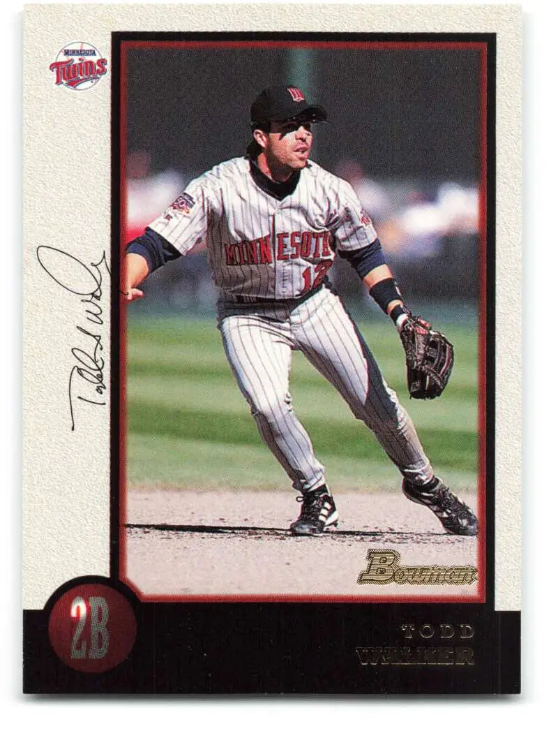 1998 Bowman #54 Todd Walker EX Excellent Minnesota Twins Baseball Card - Baseball Card Single