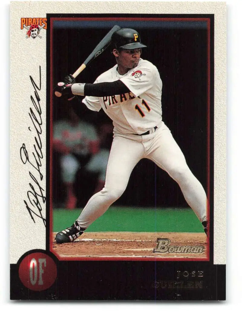 1998 Bowman #55 Jose Guillen EX Excellent Pittsburgh Pirates Baseball Card - Baseball Card Single