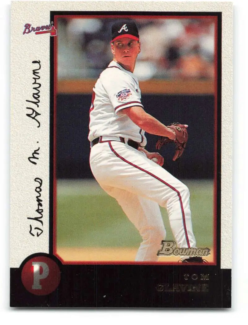 1998 Bowman #57 Tom Glavine EX Excellent Atlanta Braves Baseball Card - Baseball Card Single